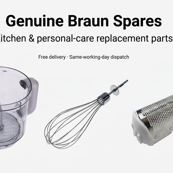 Genuine Braun Spares at Bartyspares: Free Delivery & Same-Day Dispatch