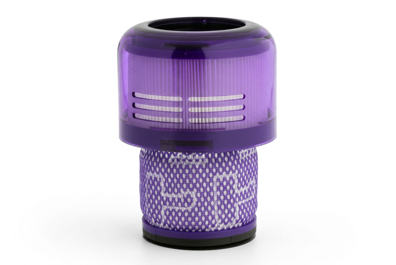 Purple compatible replacement vacuum filter for Dyson Digital Slim SV18 and SV57, shown on a clean white background.