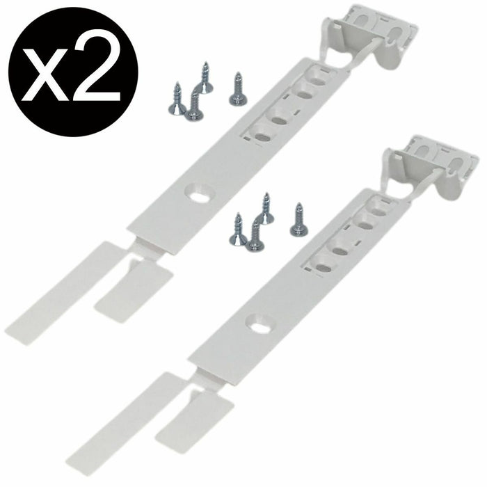2 x Genuine Original Universal Integrated Sliding Door Hinge / Mounting Kit AEG ELECTROLUX  JOHN LEWIS ZANUSSI
