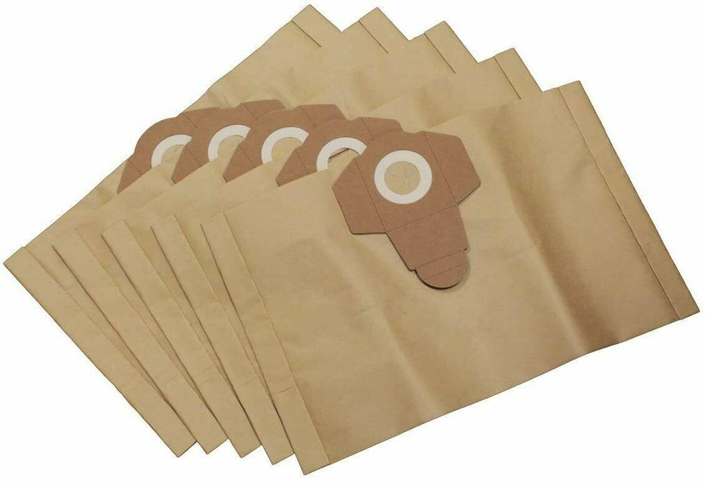 TEN Dust Bags for Draper 15L Toolstation Wet & Dry Vacuum Cleaner 6303 ...