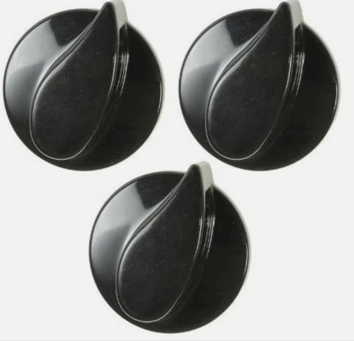 Genuine Belling Country Chef Solitaire Black Control Knobs – Pack of 3 – 450920089 / 082614179