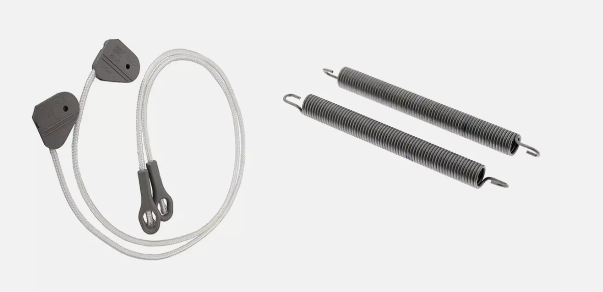 Compatible Beko Dishwasher Door Hinge Rope & Spring Kit | Pack of 2 | Purple-End 290mm | 1783160300 1881050300