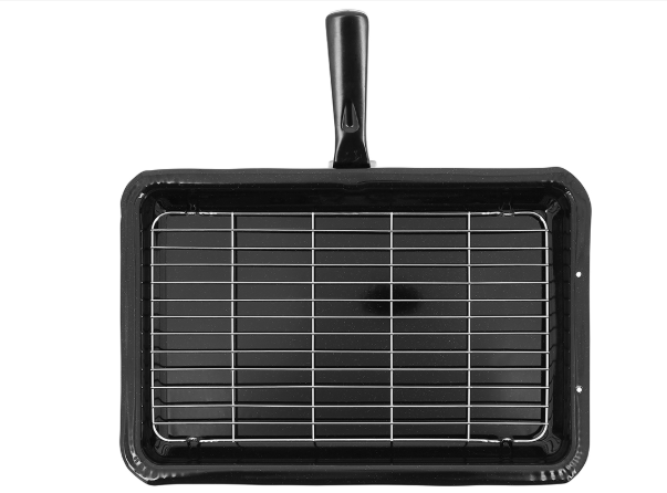 For Electrolux Universal Enamel Grill Pan & Detachable Handle 360 x 240mm