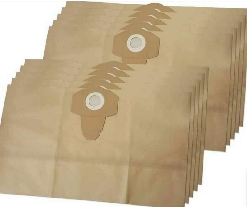 Vacuum Cleaner Dust Bags for Titan TTB671VAC 800W 15L Dry Vacuum – Pack of 10 (Compatible)