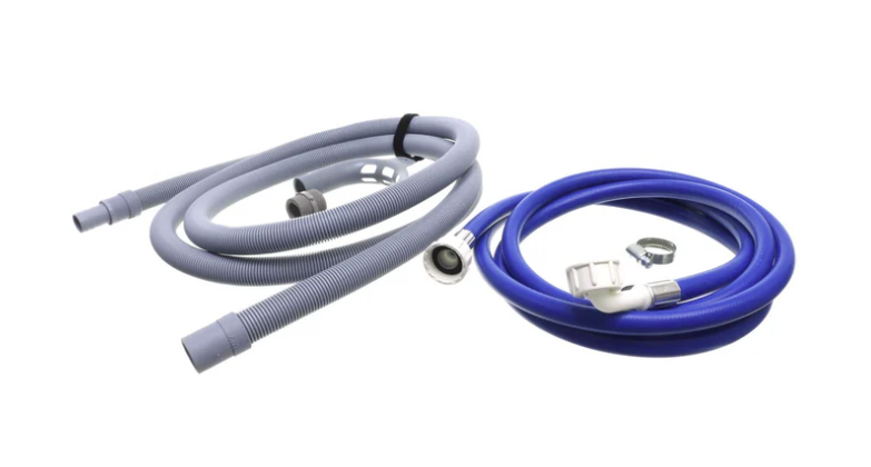 UNIVERSAL Dishwasher Long Cold 3.5m Fill Water & Drain Hose Extension ...