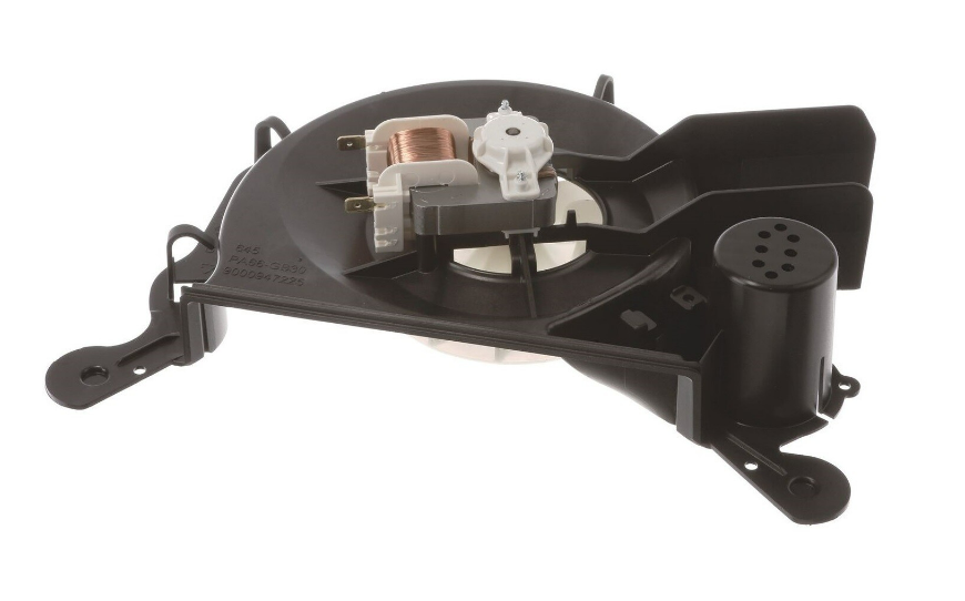 Genuine Original Bosch HBA, HBG, HBS, HBT, HEA, HEG, HET, HRA, MBA, MBS, NBS Series Oven Cooling Fan Motor Assembly