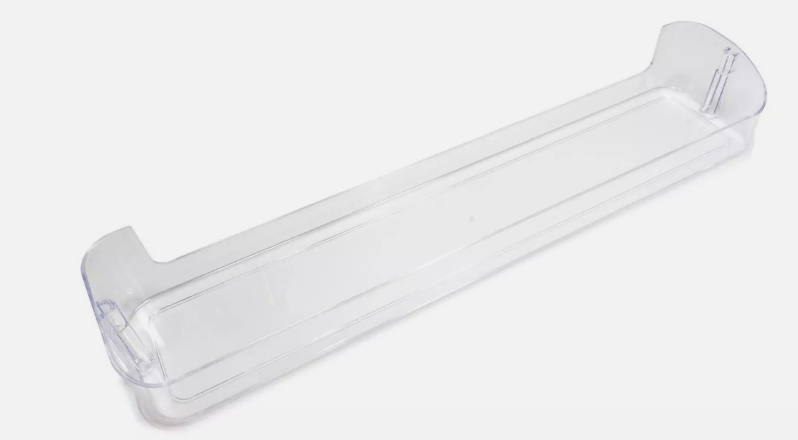 Genuine Smeg Fridge Freezer Door Lower Bottle Holder Bar Shelf Clear Plastic 543269