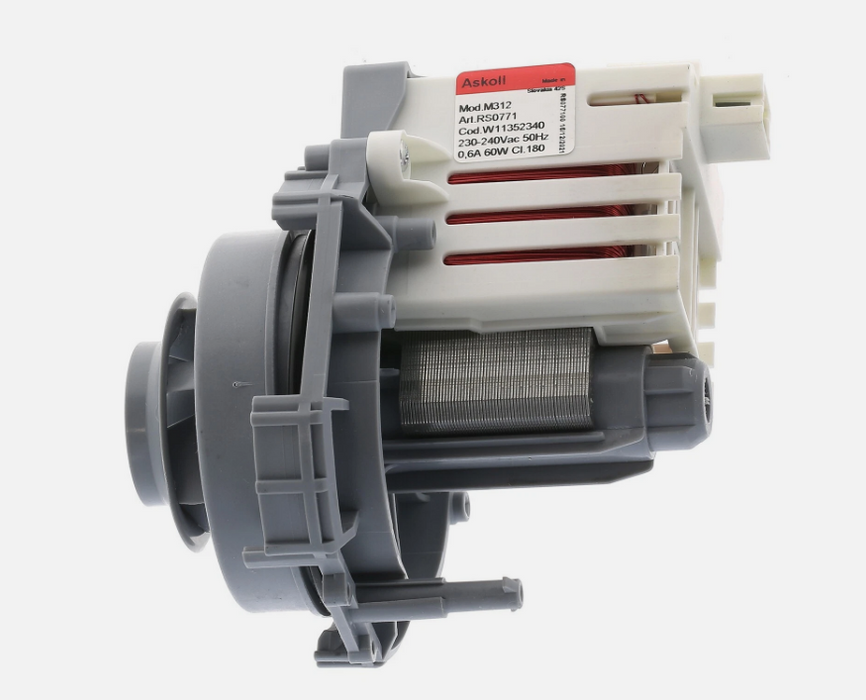 Hotpoint Indesit Whirlpool Dishwasher Wash Pump Motor C00635474