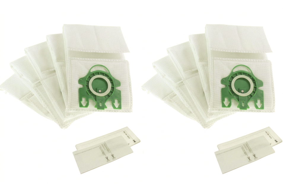 Ten Compatible Miele Type U Upright Vacuum Dust Bags – S7210 S7280 S7260 S7510 S7580 with filters
