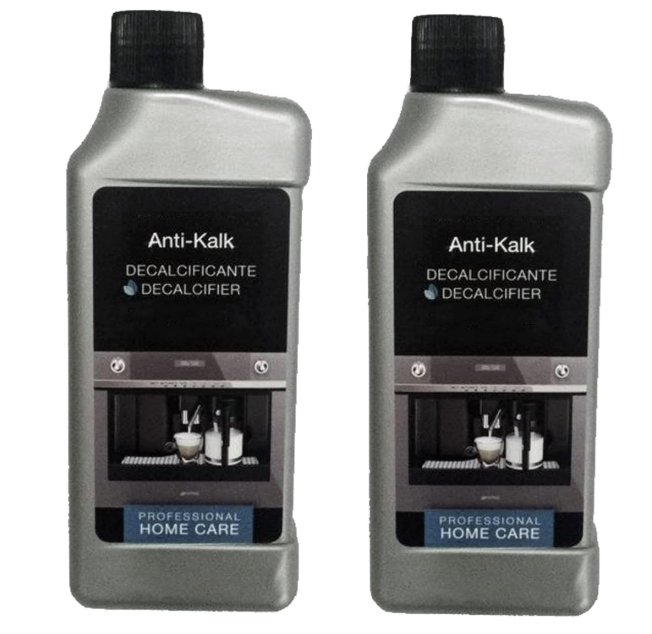 2 X SMEG Coffee Machine Anti Kalk Natural Descaler Sanitiser Cleaner 250ml