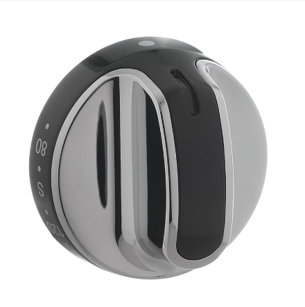 New World Belling Stoves Cooker Main Oven Control Knob  Black & Chrome 083157011