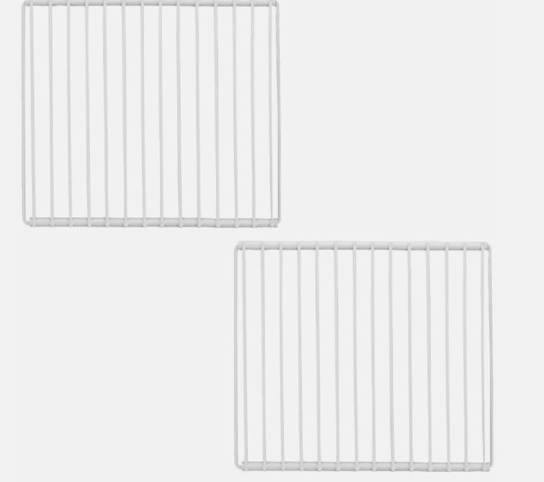 Freezer Rack Replacement 2 x Universal Adjustable Extendable Plastic Coated Fridge Freezer Rack ...