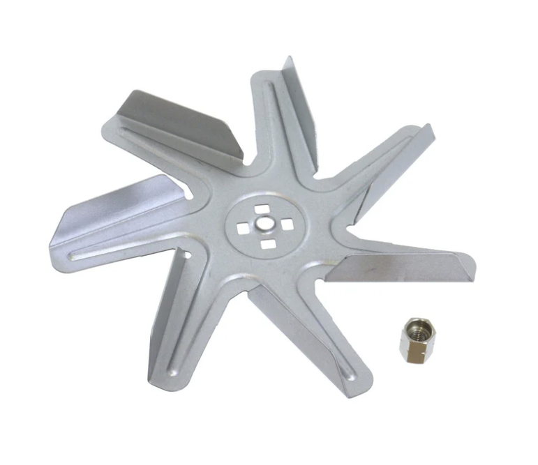 Compatible for Bosch, Neff, Siemens Multi-Model Fitting 150mm Fan Oven Fan Blade & Fixing Nut HB, HBR, PHC Series