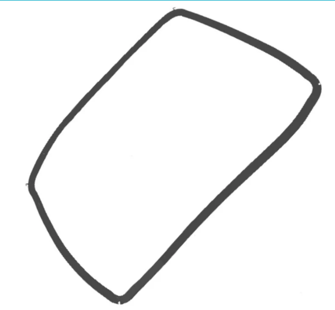 Main Oven Door Seal Cooker Gasket Britannia AE6BSS AE6BSW 42275279