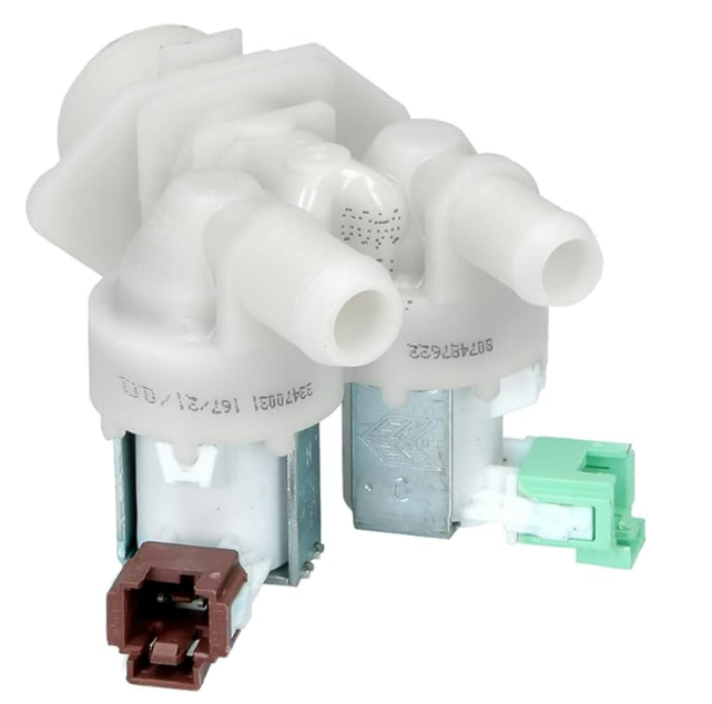 for AEG, Electrolux, John Lewis, Zanussi Multi-Model Fitting Washing Machine 2-Way Twin Cold Fill Water Solenoid Inlet Valve