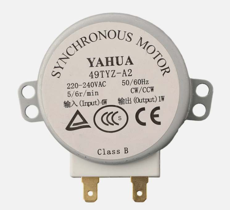 Synchronous Motor Turntable Motor 49TYZ-A2 5-6 Rpm 50/60Hz Microwave Ove