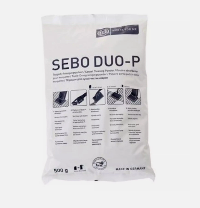 Genuine Original Sebo duo-P Carpet Cleaning Powder Refill Sachet (500g)