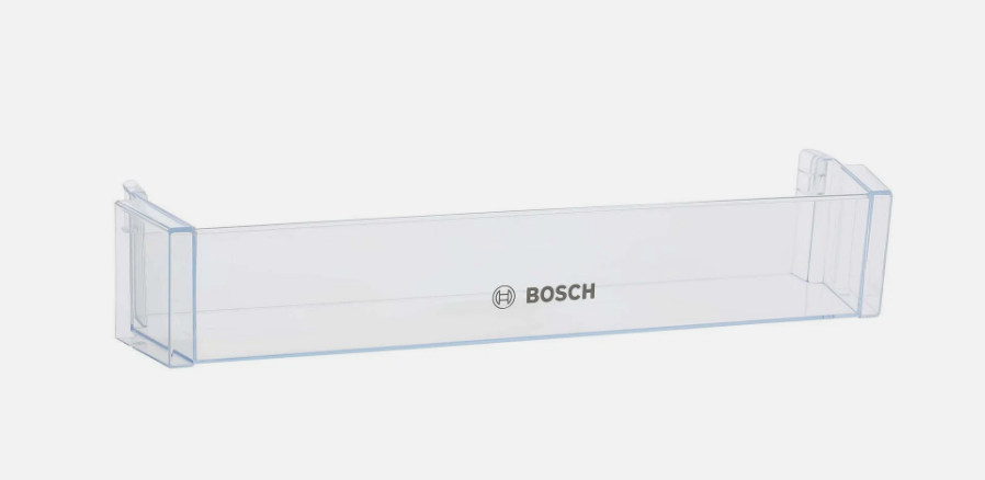 Bosch Fridge Freezer Lower Door Tray Bottom Shelf Clear Plastic Rack 11012409