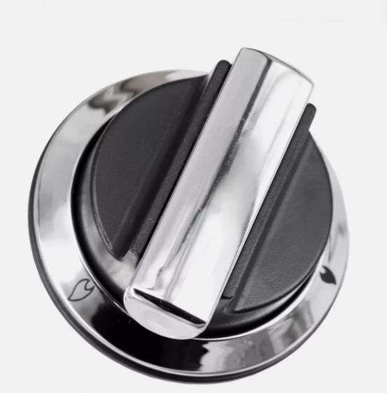 RANGEMASTER Professional Plus Hob Control Knob Black & Chrome P040582 P059074