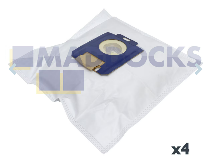 for Electrolux, AEG, Philips, Tornado, Volta 'E201' S-Bag Type SMS Bags (Pack of 4) 9002560598