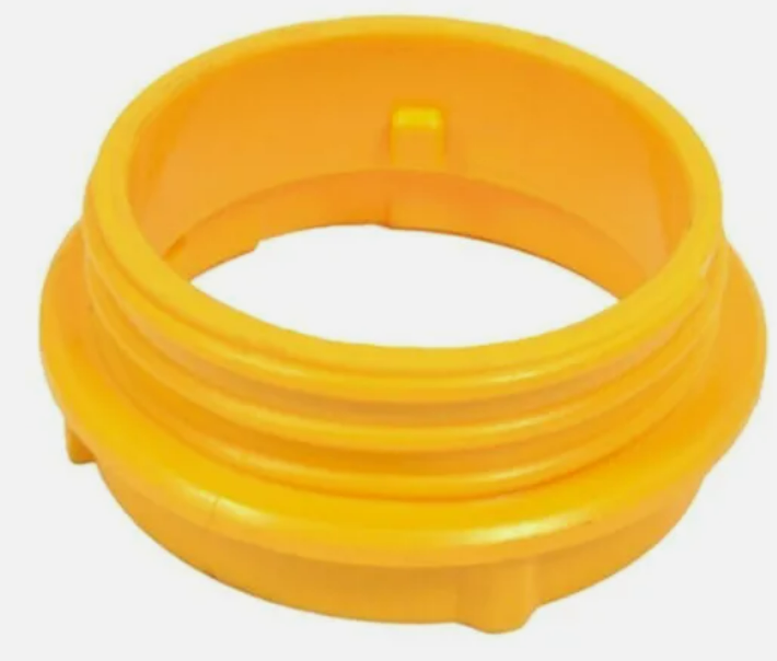 Genuine Original Numatic James Series & All 12" Tub Machines Yellow Threaded Neck Hose Connector