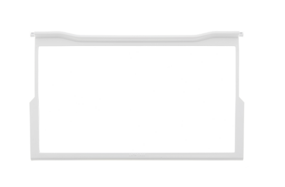 Indesit Whirlpool Fridge Upper Glass Shelf 475x288mm inc. trims 481010643010