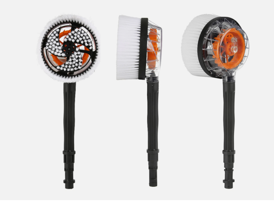 Round Rotating Wash Brush Head For Karcher K Series Pressure Washers K2, K3, K4, K5, K6, K7