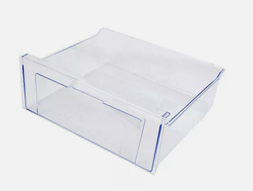 Smeg Fridge Freezer Top Middle Drawer Box Frozen Food Container Basket Clear