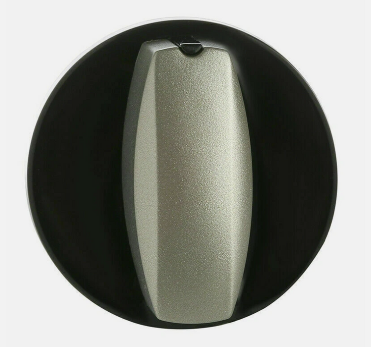 Genuine Neff Gas Hob Control Knob 00622411 | Black & Silver