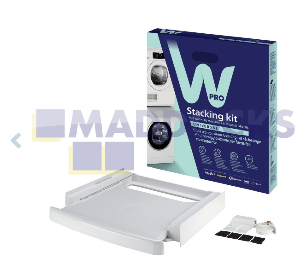 Universal Tumble Dryer Stacking Kit with Sliding Drawer, 602 x 580 x 70mm
