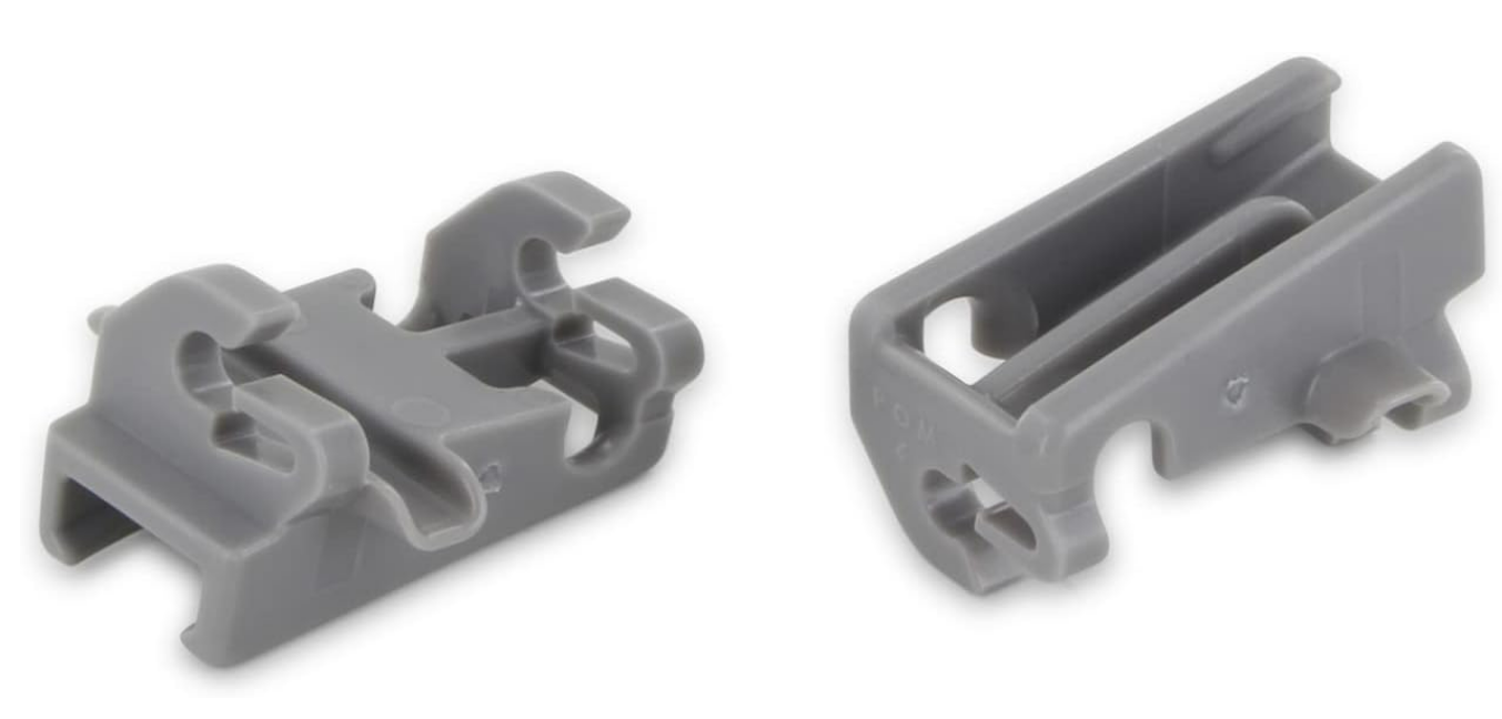 for Bosch SBV, SMI, SMS Series Dishwasher Rack Clips (Pack of 2)
