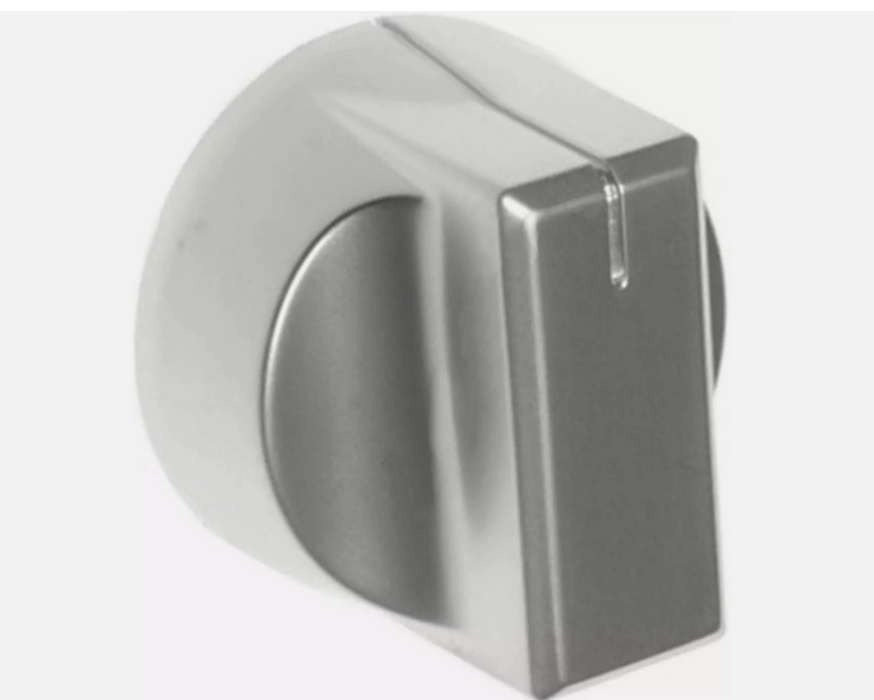 Knob  Stoves, Lamona , Howdens ,Belling, New World HJA4560 HJA3370 Oven Hob Control Switch Nickel Silver