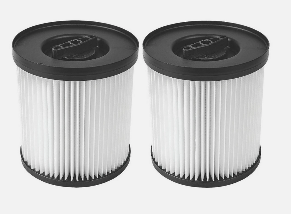 Two Compatible Cartridge Filter for Lidl Parkside PWD12 B1 Wet & Dry Vacuum Cleaner