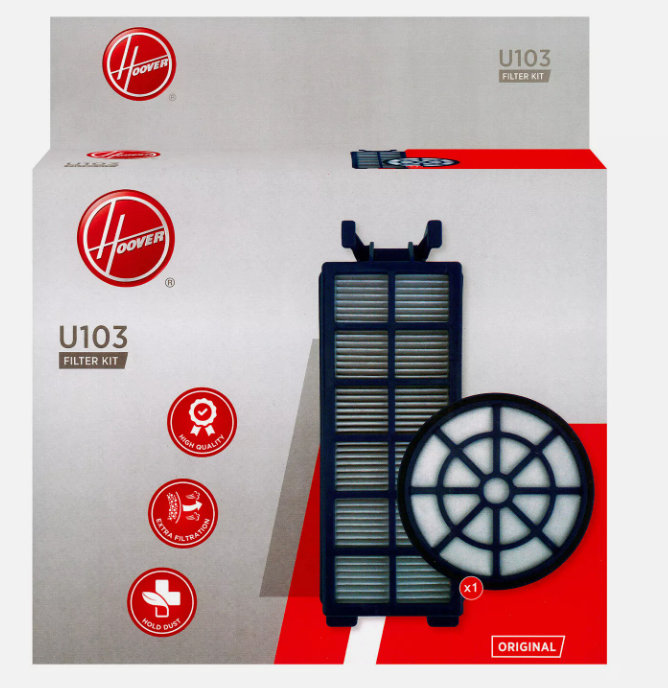 HOOVER H-Power 300 HP320PET Cylinder Vacuum Cleaner Filter Kit Genuine