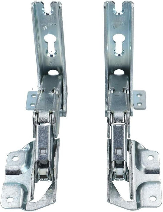 Genuine Original Electrolux-Distripart Group Multi Model Fitting Lower and Upper Right and Left Hand Door Hinge Kit with Plastic Covers (Pack of 2, 10562 176.1.1 & 10563 176.1.1)