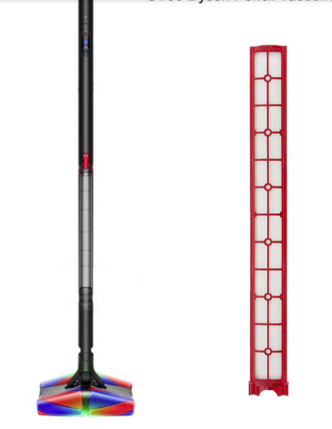 Compatible Dyson PencilVac Fluffycones SV50 HEPA Filter - Washable & Reusable - Replaces 974281-01