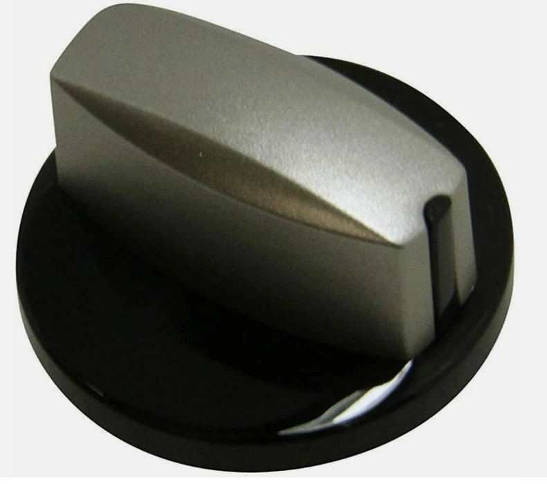 Genuine Neff Gas Hob Control Knob 00622411 | Black & Silver