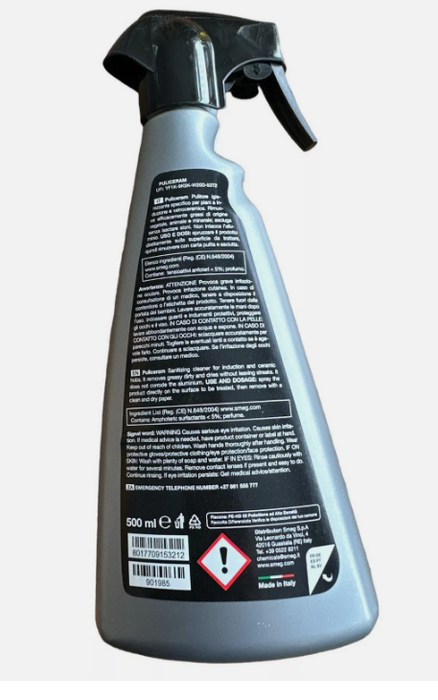 Genuine Original Smeg 'Multiuso' Universal Cooker, Hob, Sink, Cooker Hood Kitchen Cleaner Sanitiser (500ml)