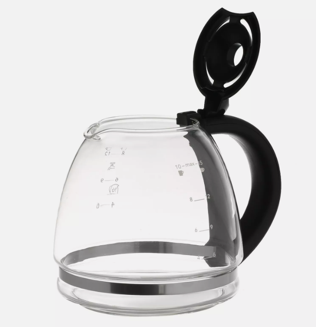 Russell Hobbs Coffee maker Machine 10 Cup Glass Carafe Jug With Lid & Handle