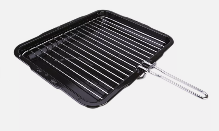 Universal Cooker Oven Grill Pan Assembly With Rack & Handle 386mm x 300mm