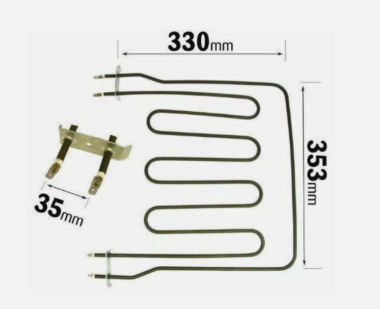 3050W Top Upper Dual Cooker Oven Grill Heater Element for Belling Hotpoint Creda C00226158
