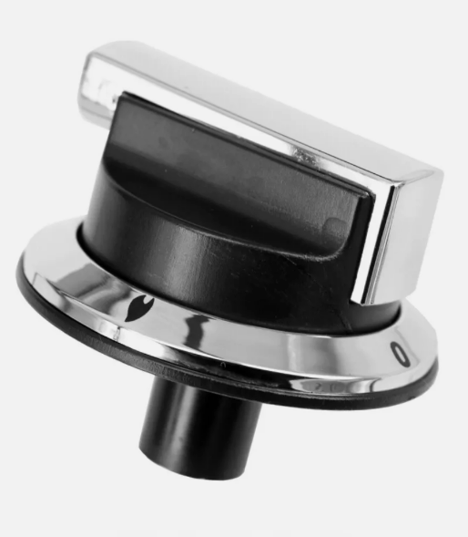 RANGEMASTER Professional Plus Hob Control Knob Black & Chrome P040582 P059074