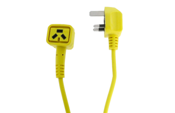 Vacuum Cleaner Flex 12 Metre 1.0mm 3 Core 3 Pin Plug - Yellow - Made To Fit Numatic Henry, Hetty, James, David, Harry, Basil Models