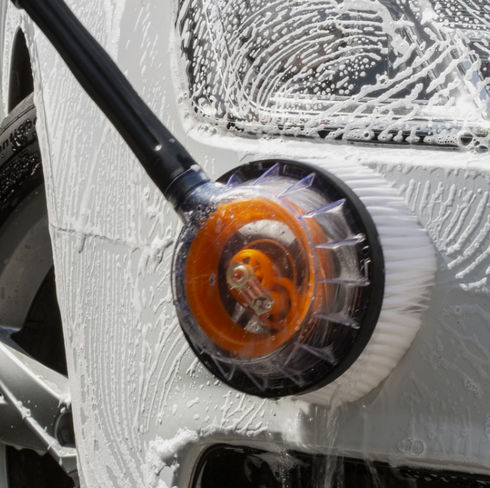 Round Rotating Wash Brush Head For Karcher K Series Pressure Washers K2, K3, K4, K5, K6, K7