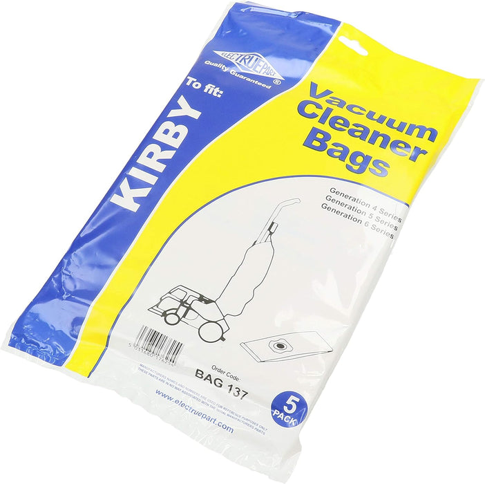 Kirby Vacuum Cleaner Hoover Bags GENERATION G4 G5 G6 ( 5 Pack )