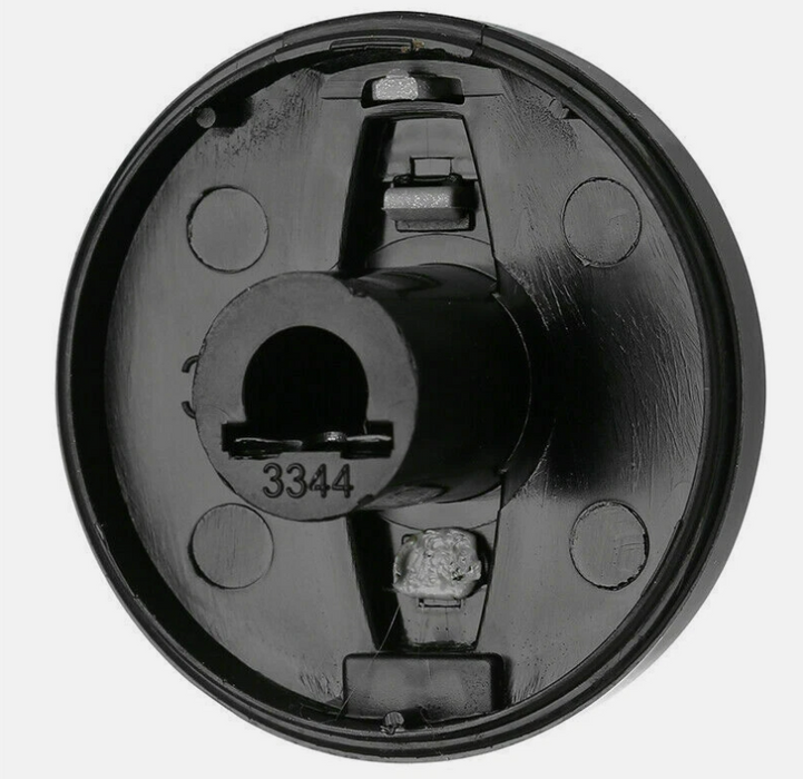 Genuine Neff Gas Hob Control Knob 00622411 | Black & Silver