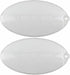 Electrolux, Indesit-Whirlpool, Smeg Oval-Shaped Cooker Hood Bulb Light Diffuser - bartyspares