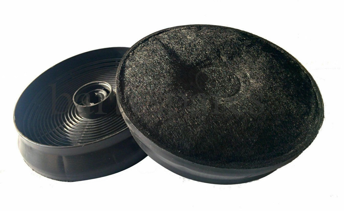 Two Carbon Charcoal Filter For New World Stoves Cooker Hood 150mm Diameter - bartyspares