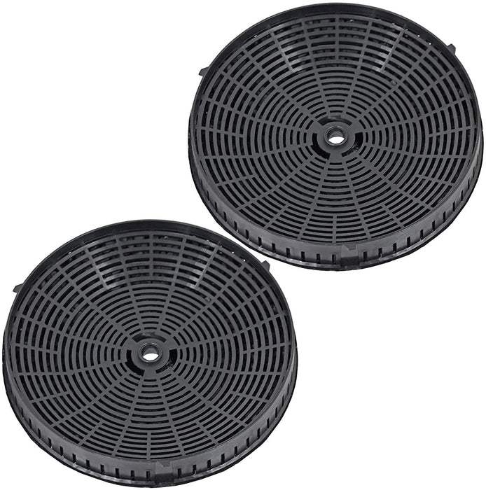 Type 57 Round Carbon Filter for Hotpoint HXQVC8ATK Cooker Hood Vent Extractor (Pack of 2)