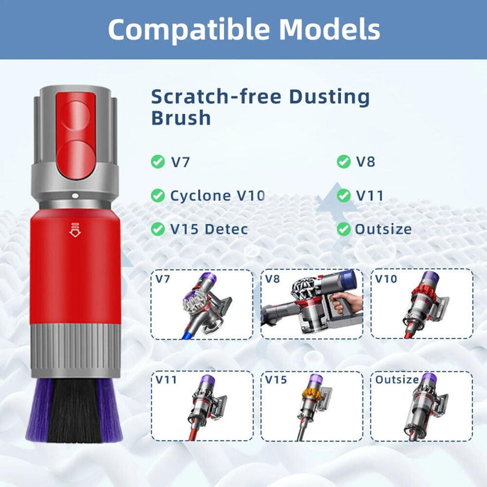 for Dyson V7, V8, V10, V11, V12, V15 Series Scratch-Free Dusting Brush Vacuum Cleaner FREE UK DELIVERY